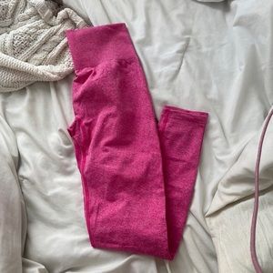 NVGTN pink scrunch leggings